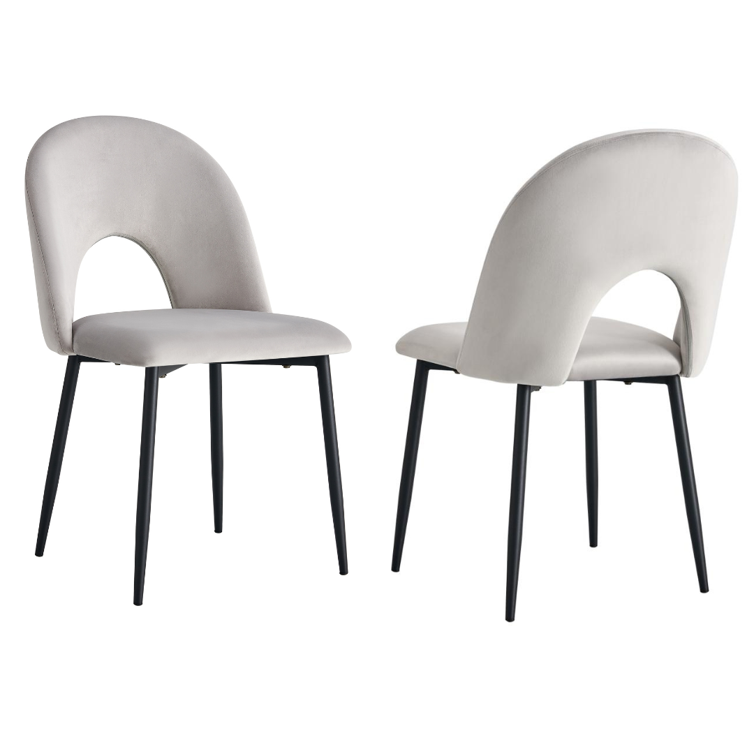Chaise TEDDY (métal noir)