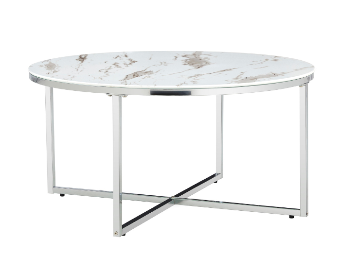 Table basse LORIE (chrome)