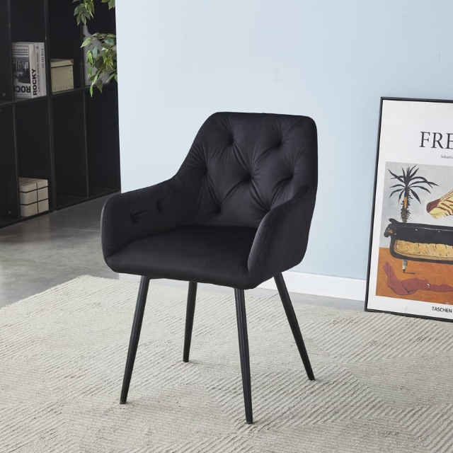 Chaise Mila gold