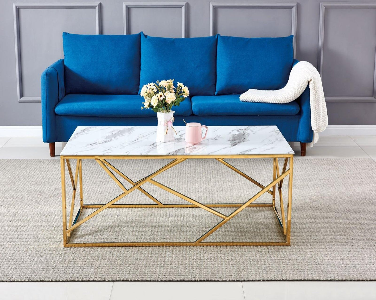 Table basse GEOMAG (gold)