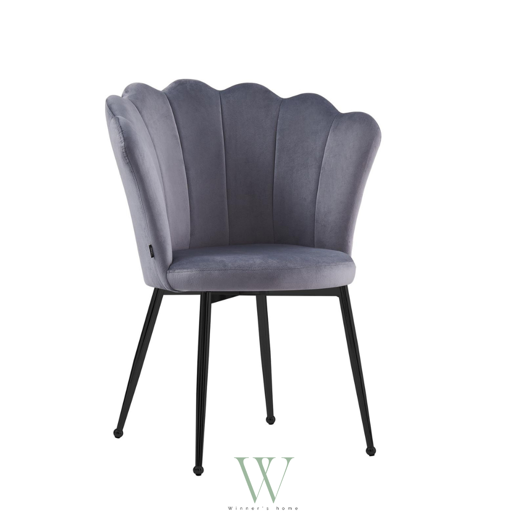 Chaise NYMPHEA (métal noir)