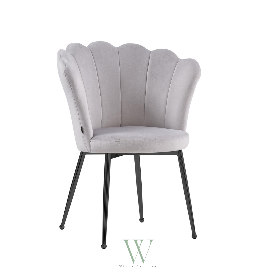 Chaise NYMPHEA (métal noir)