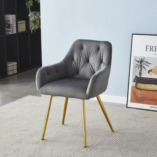 Chaise Mila gold