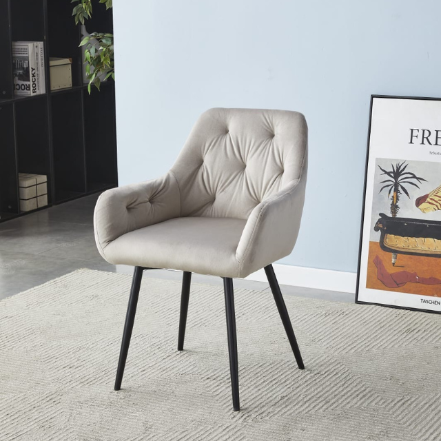 Chaise Mila gold