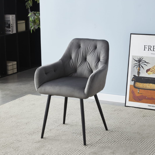 Chaise Mila gold