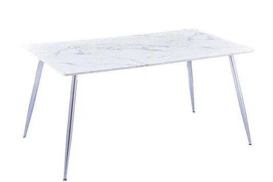 Table à manger Agnes chrome