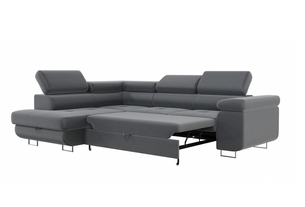 Canapé Tony (Convertible gris)