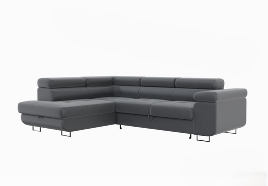 Canapé Tony (Convertible gris)