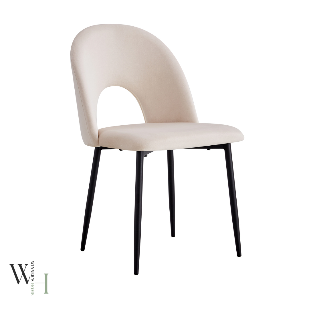 Chaise TEDDY (métal noir)
