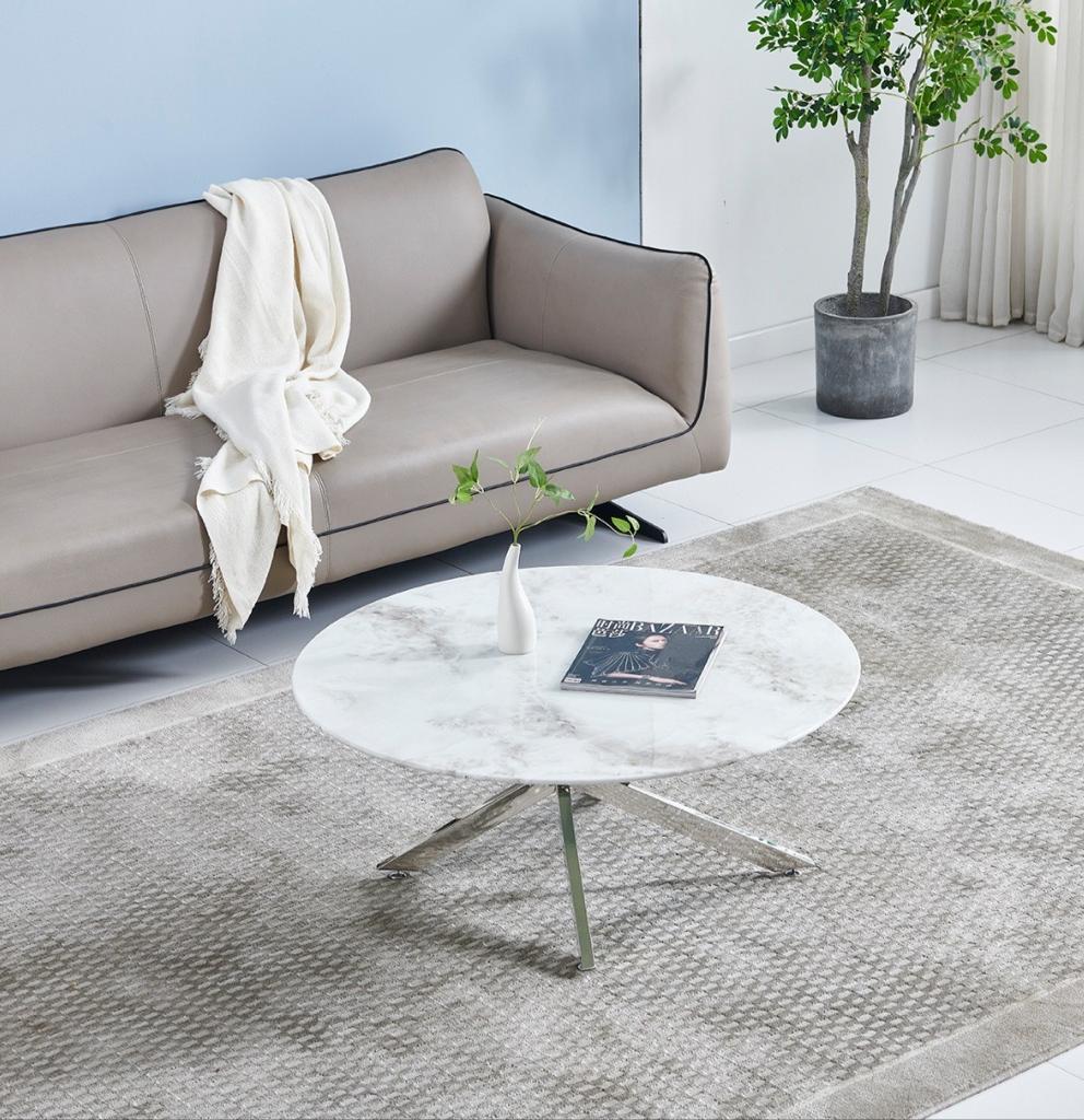 Table basse JESSICA (chrome)