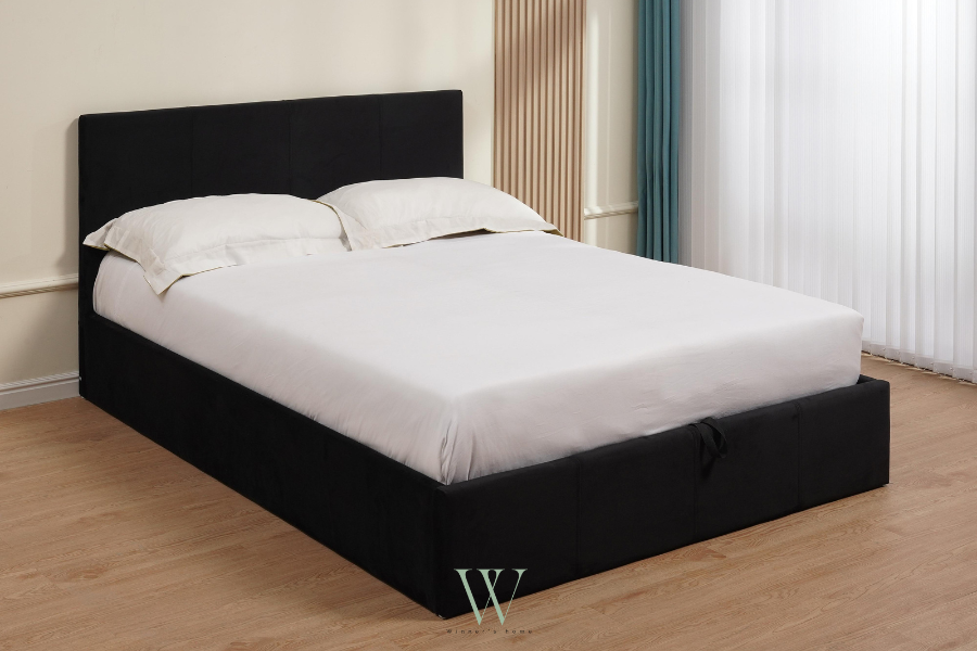 Lit coffre BASTIEN (velours)