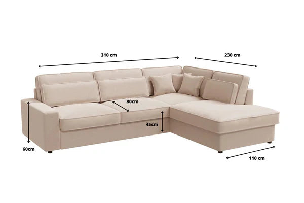 Canapé LEXUS (velours beige)