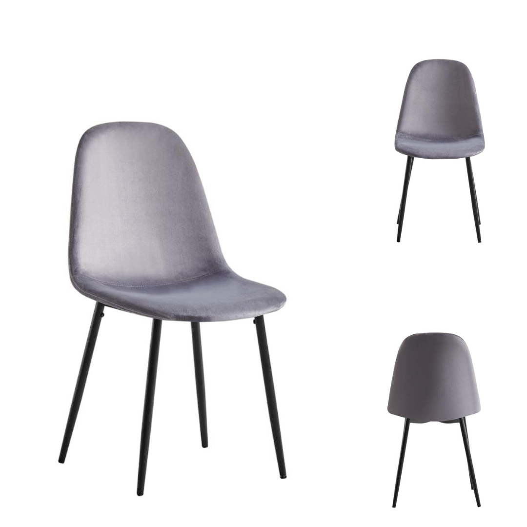 Chaise SCANDINAVE (métal noir)