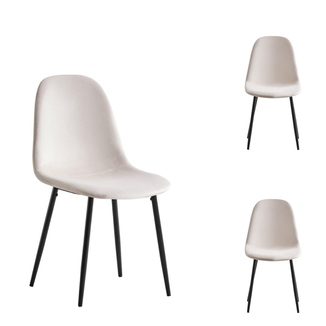 Chaise SCANDINAVE (métal noir)