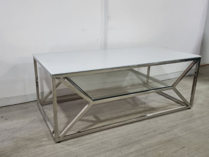 Table basse ROMI (chrome)
