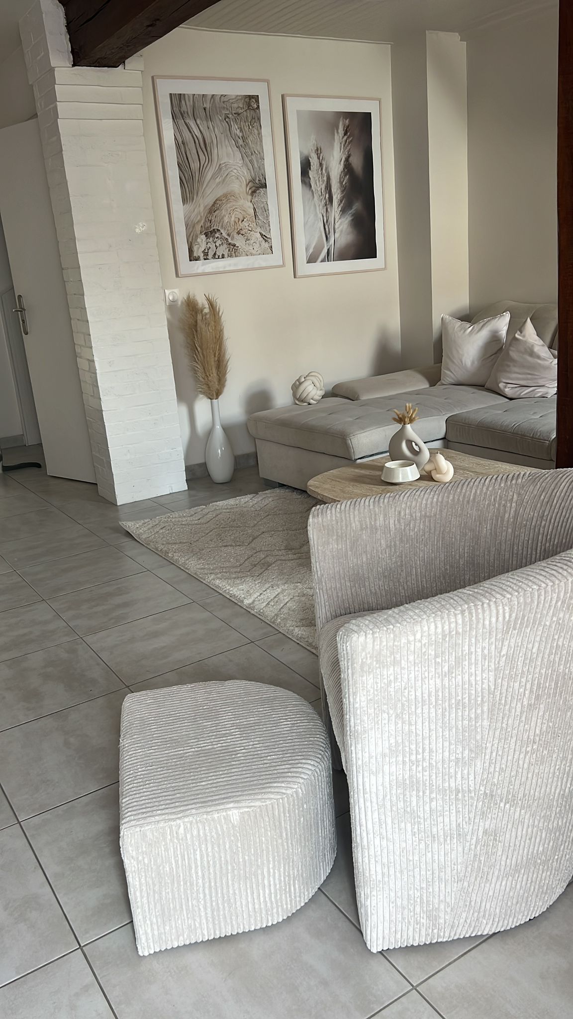 Fauteuil LINA (beige)