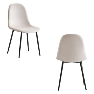 Chaise SCANDINAVE (Pied noir)