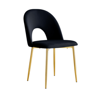 Chaise TEDDY (Pied gold)