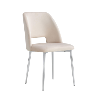 Chaise AVA (Pied chrome)