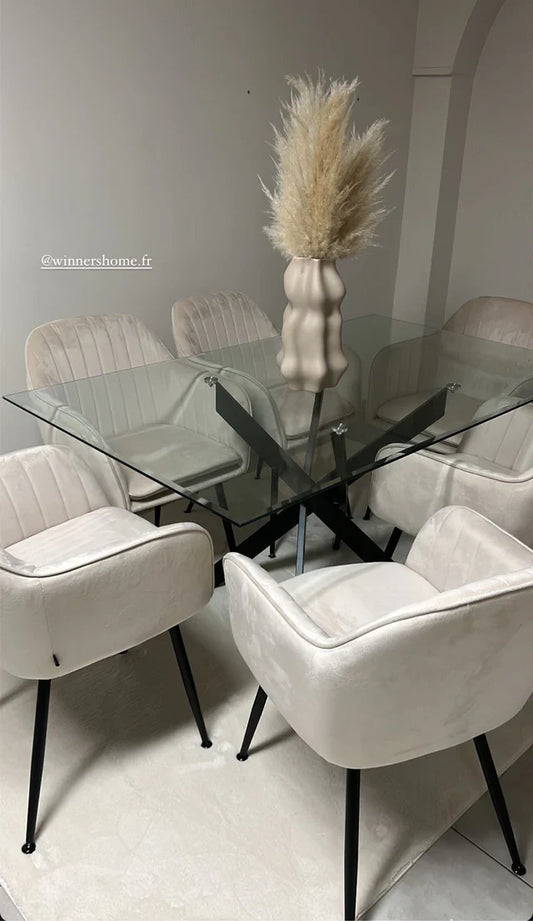 Chaise KANVAS (métal noir)