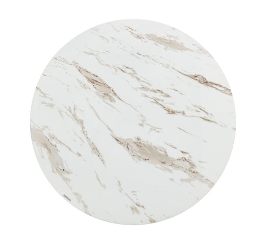 Table basse LORIE marbre (chrome)