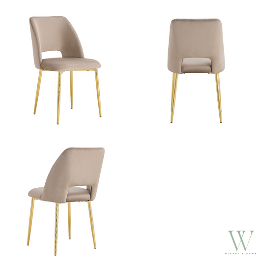 Chaise AVA (gold)