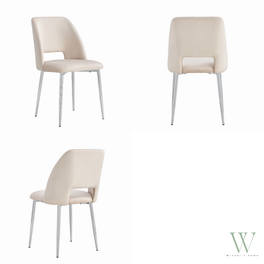 Chaise AVA (chrome)