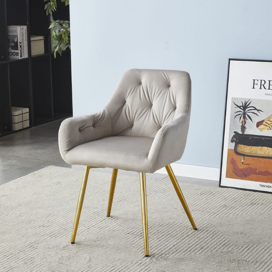 Chaise Mila gold