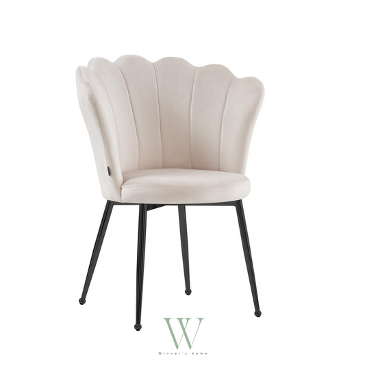 Chaise NYMPHEA (métal noir)