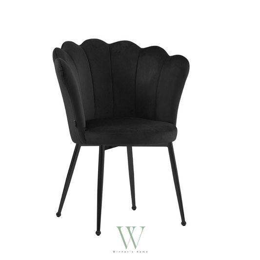 Chaise NYMPHEA (métal noir)
