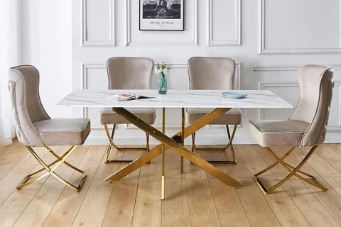 Table à manger JESSICA (gold)