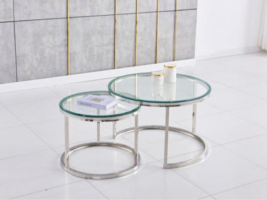 Table basse GIGOGNE (chrome)