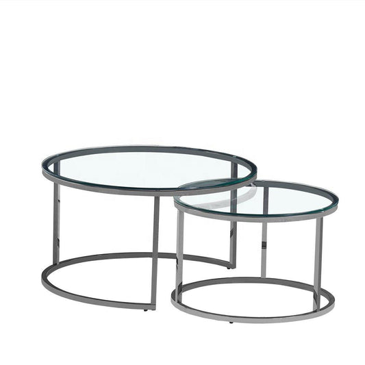 Table basse GIGOGNE (chrome)