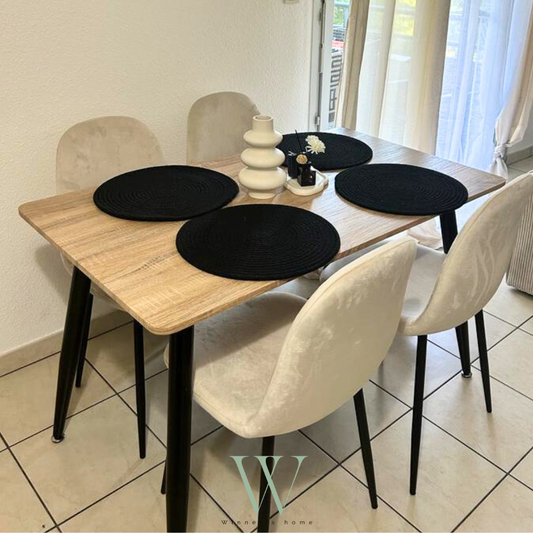 Chaise SCANDINAVE (métal noir)