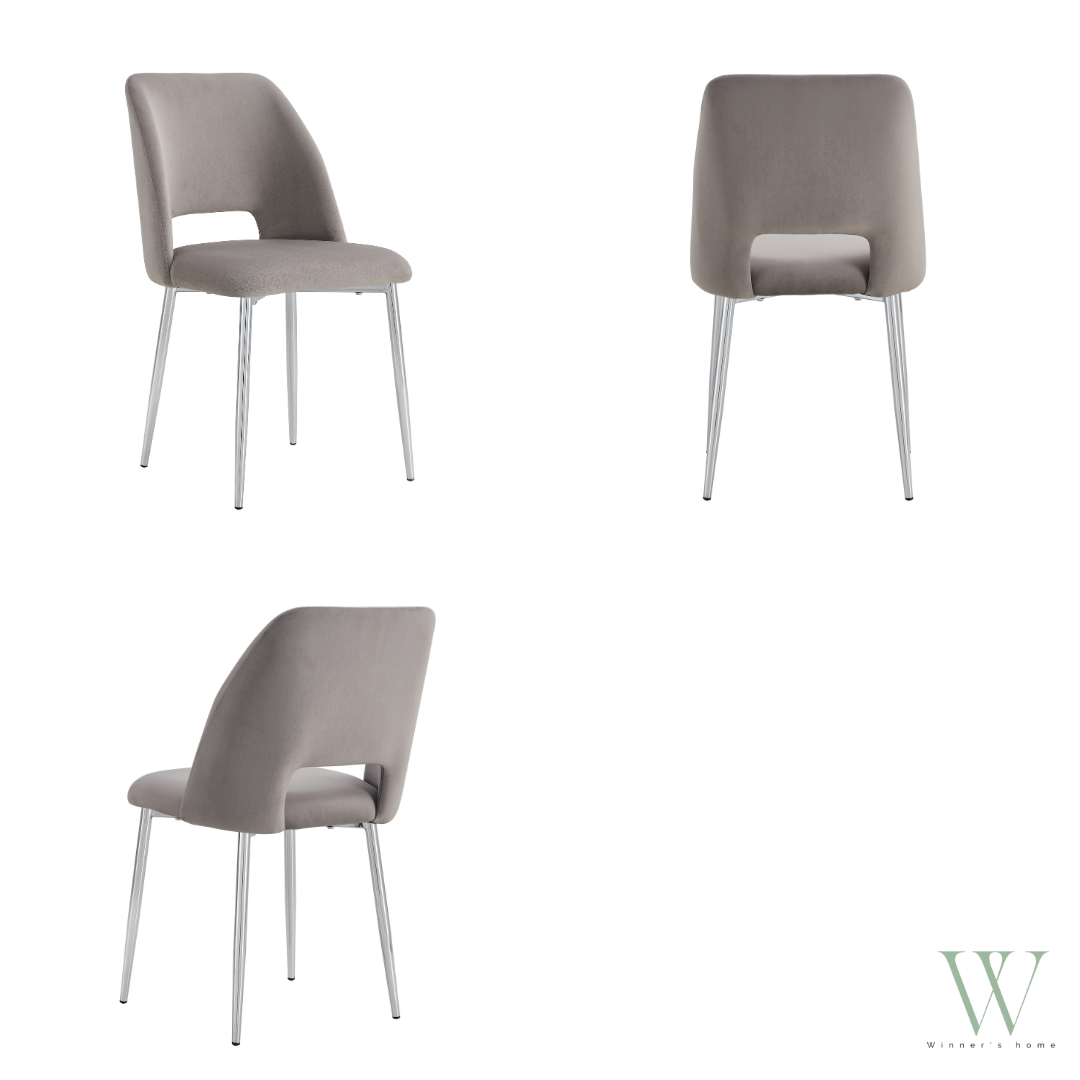 Chaise AVA (chrome)