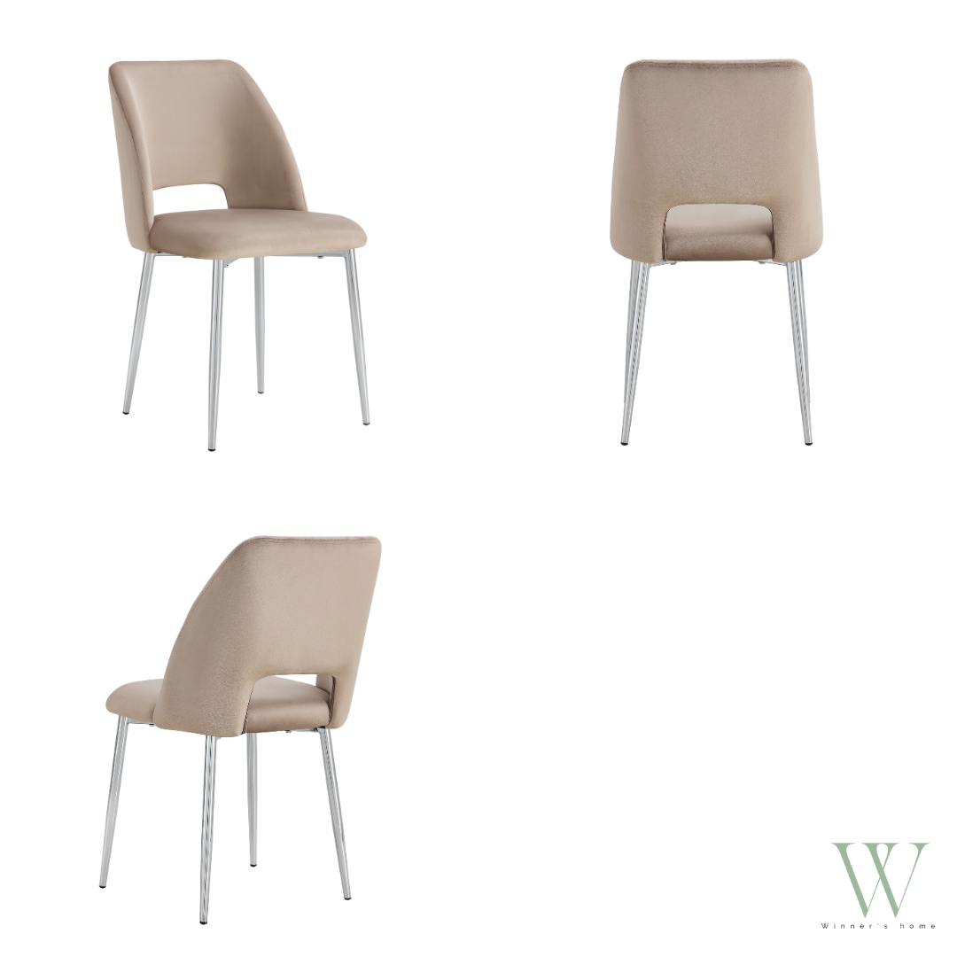 Chaise AVA (chrome)