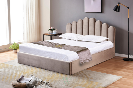Lit coffre DOHA (velours)