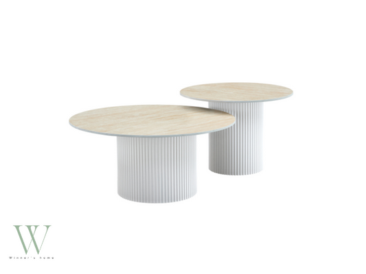 Table basse MINA (blanc)