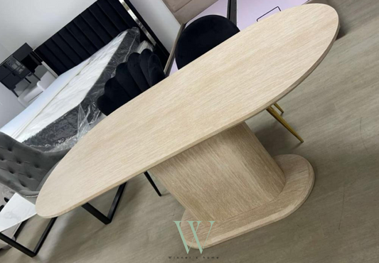 Table à manger INNA (effet travertin)