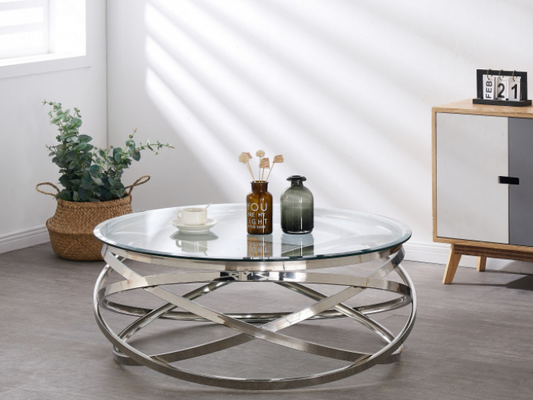 Table basse EVOL (chrome)