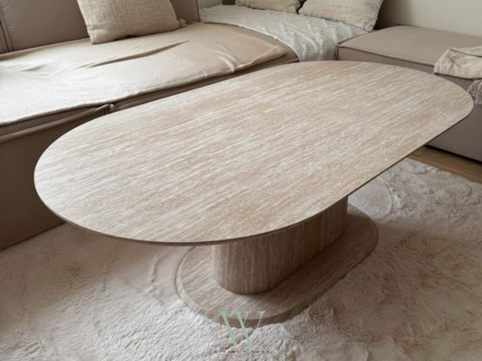 Table basse INNA (effet travertin)