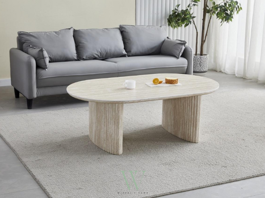 Table basse JOSEPHINE (travertin)