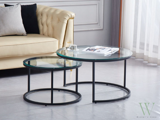 Table basse CRÉA (métal noir)