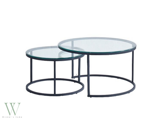 Table basse CRÉA (métal noir)