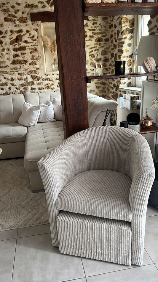Fauteuil LINA (beige)