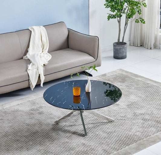 Table basse JESSICA (chrome)