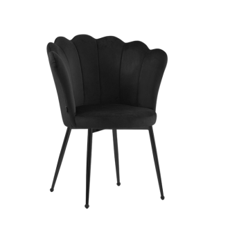 Chaise NYMPHEA (Pied noir)