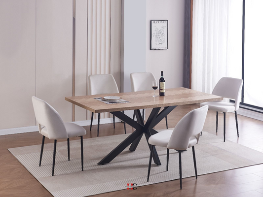 Table à manger STELLA (Pied noir)